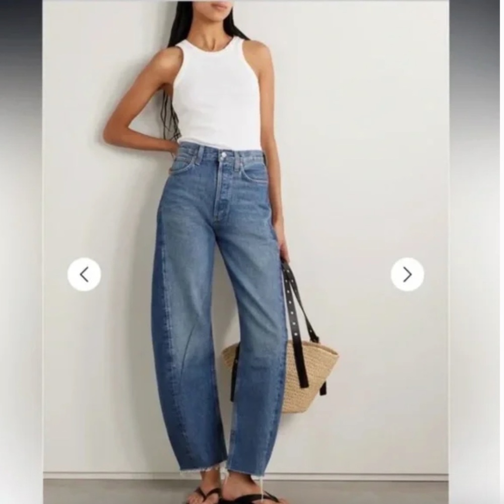 NWT Agolde Luna Pieced Jeans